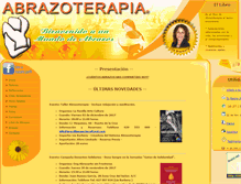 Tablet Screenshot of abrazoterapia.com